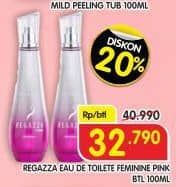 Promo Harga Regazza Eau De Toilette Pink Feminine 100 ml - Superindo