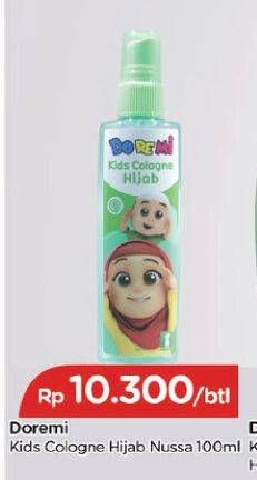 Promo Harga DOREMI Kids Cologne Hijab Nussa 100 ml - TIP TOP