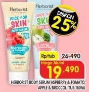 Promo Harga Herborist Juice For Skin Body Serum Raspberry Tomato, Apple Broccoli 180 ml - Superindo