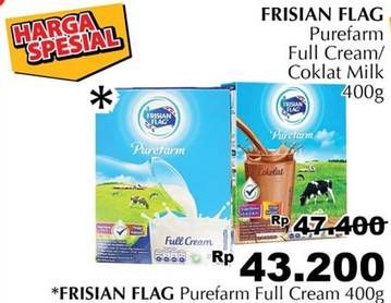Promo Harga FRISIAN FLAG Susu Bubuk Full Cream 400 gr - Giant