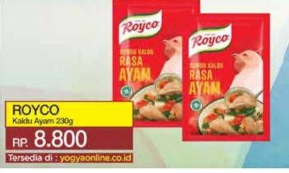 Promo Harga Royco Penyedap Rasa Ayam 230 gr - Yogya