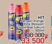 Promo Harga HIT Aerosol Orange, Pink Blossom, Japanese Sakura 600 ml - LotteMart