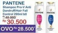 Promo Harga PANTENE Shampoo Anti Dandruff, Hair Fall Control 290 ml - Indomaret