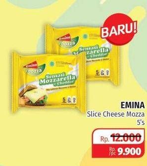 Promo Harga EMINA Cheese Slice Mozza 5 pcs - Lotte Grosir