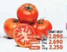 Promo Harga Tomat Beef per 100 gr - LotteMart