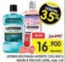 Promo Harga Listerine Mouthwash Antiseptic 250 ml - Superindo