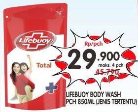 Promo Harga LIFEBUOY Body Wash 850 ml - Superindo