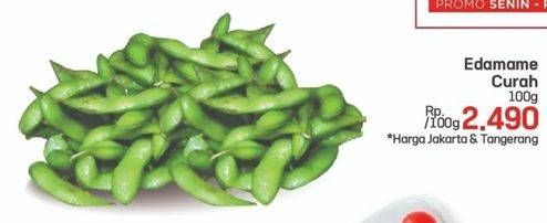 Promo Harga Edamame Curah per 100 gr - LotteMart