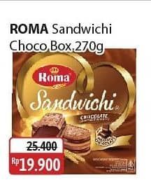 Promo Harga Roma Sandwich Chocolate per 10 pcs 27 gr - Alfamidi