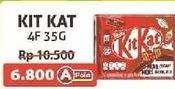Promo Harga KIT KAT Chocolate 4 Fingers All Variants 35 gr - Alfamart