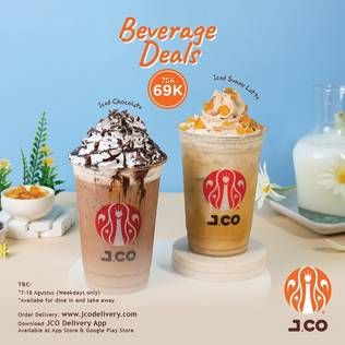 Promo Harga JCO Beverage  - JCO