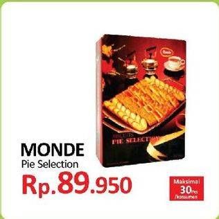 Promo Harga MONDE Pie Selection 800 gr - Yogya