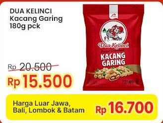 Promo Harga Dua Kelinci Kacang Garing Original 180 gr - Indomaret