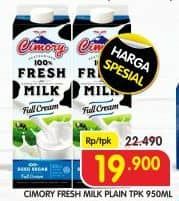 Promo Harga Cimory Fresh Milk Full Cream 950 ml - Superindo