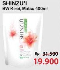 Promo Harga Shinzui Body Cleanser Kirei, Matsu 420 ml - Alfamart