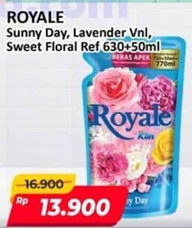 Promo Harga So Klin Royale Parfum Collection Sunny Day, Lavender Vanilla, Sweet Floral 680 ml - Alfamart
