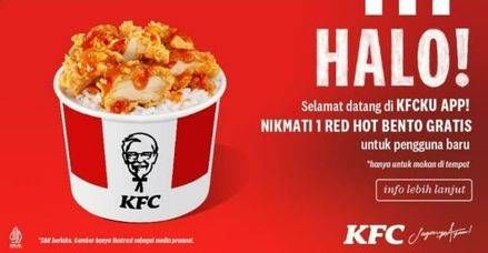Promo Harga KFC Red Hot Bento  - KFC