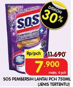 Promo Harga SOS Pembersih Lantai 750 ml - Superindo