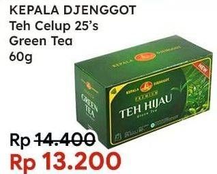 Promo Harga Kepala Djenggot Teh Celup Green Tea Premium, Green Tea Super 60 gr - Indomaret