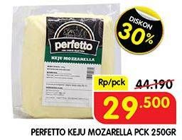 Promo Harga PERFETTO Keju Mozzarella 250 gr - Superindo