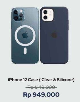 Promo Harga Apple iPhone 12 Case Clear Silicone  - iBox