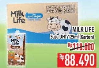 Promo Harga MILK LIFE Fresh Milk 125 ml - Hypermart