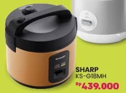 Promo Harga Sharp Rice Cooker KS-G18MH 1800 ml - COURTS