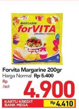Promo Harga FORVITA Margarine 200 gr - Carrefour