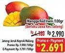 Promo Harga Mangga Red Irwin per 100 gr - Hypermart