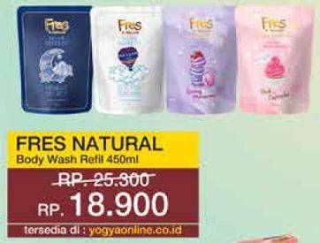 Promo Harga Fres & Natural Hijab Refresh Body Wash 450 ml - Yogya