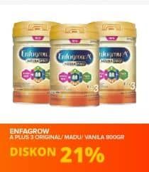 Promo Harga Enfagrow A+3 Susu Bubuk Original, Vanilla, Madu 800 gr - Yogya