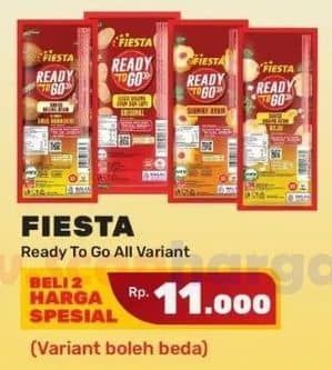 Promo Harga Fiesta Ready To Go All Variants 54 gr - Yogya