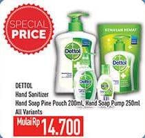 Promo Harga Dettol Hand Sanitizer/Hand Soap  - Hypermart