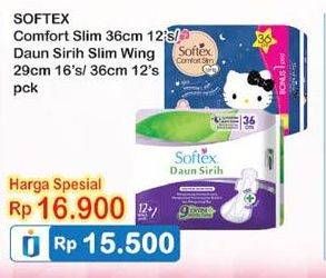 Promo Harga SOFTEX Daun Sirih / Comfort Slim  - Indomaret