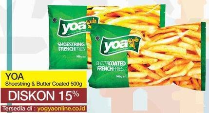 Promo Harga YOA Shoestring / Butter Coated 500 gr - Yogya