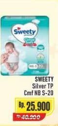 Promo Harga Sweety Silver Comfort Perekat NB-S20 20 pcs - Alfamart