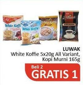 Promo Harga LUWAK White Koffie/Kopi Murni  - Alfamidi