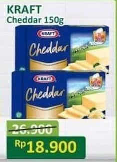 Promo Harga Kraft Cheese Cheddar 160 gr - Alfamart