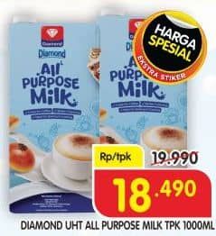 Promo Harga Diamond All Purpose Milk 1000 ml - Superindo