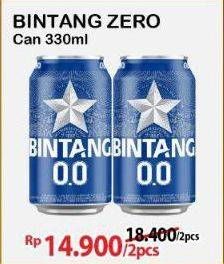 Promo Harga Bintang Zero 330 ml - Alfamart