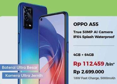 Promo Harga OPPO A55 4 GB + 64 GB  - Erafone