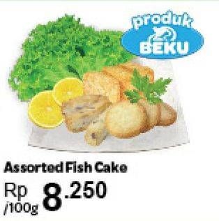 Promo Harga Assorted Fishcake per 100 gr - Carrefour