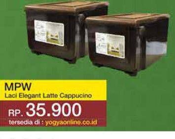 Promo Harga MPW Laci Elegant Latte Cappuccino  - Yogya