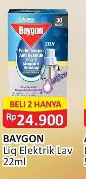 Promo Harga Baygon Liquid Electric Lavender 22 ml - Alfamart