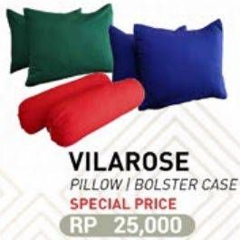 Promo Harga VILAROSE Pillow & Bolster Case  - Carrefour