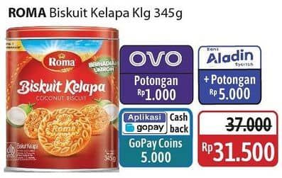 Promo Harga Roma Biskuit Kelapa 345 gr - Alfamidi