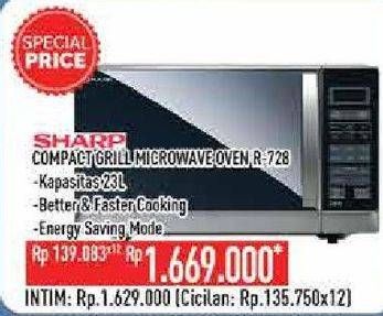 Promo Harga SHARP R-728(K)-IN | Microwave  - Hypermart