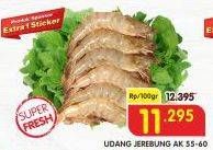 Promo Harga Udang Jerbung AK 55-60 per 100 gr - Superindo