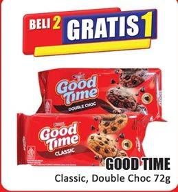 Promo Harga Good Time Cookies Chocochips Classic, Double Choc 72 gr - Hari Hari