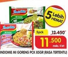 Promo Harga INDOMIE Mi Goreng per 5 pcs 85 gr - Superindo